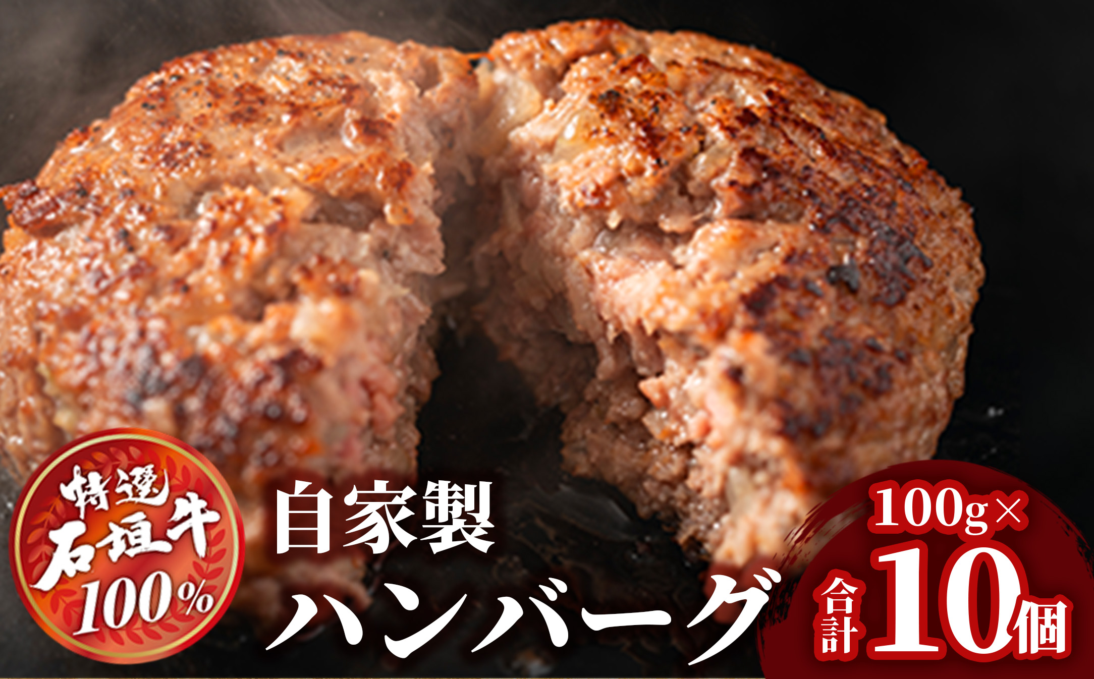 石垣牛　ハンバーグ〈100ｇ10個〉